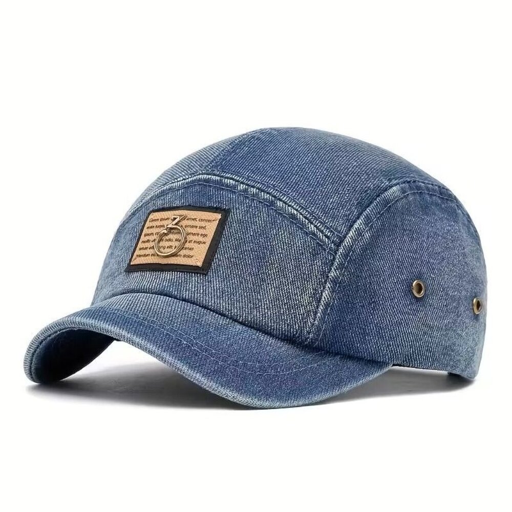 Vintage Baseball Denim Cap Washed Blue Style ballcap Men's Baseball Cap
